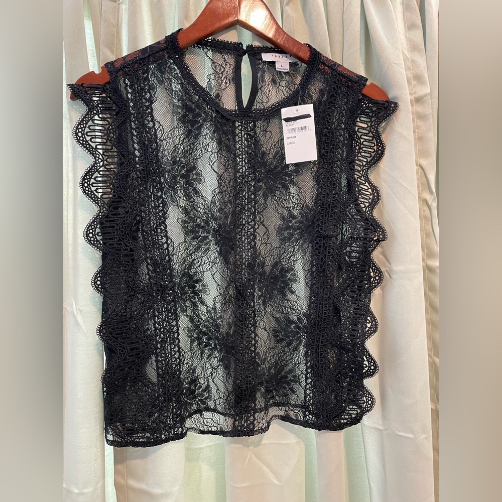 Black Lace Top